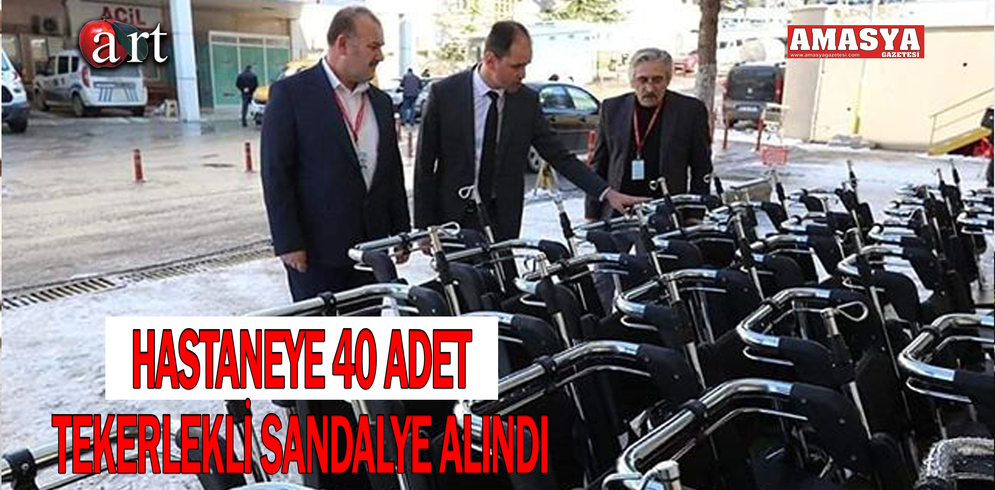 HASTANEYE 40 ADET TEKERLEKLİ SANDALYE ALINDI