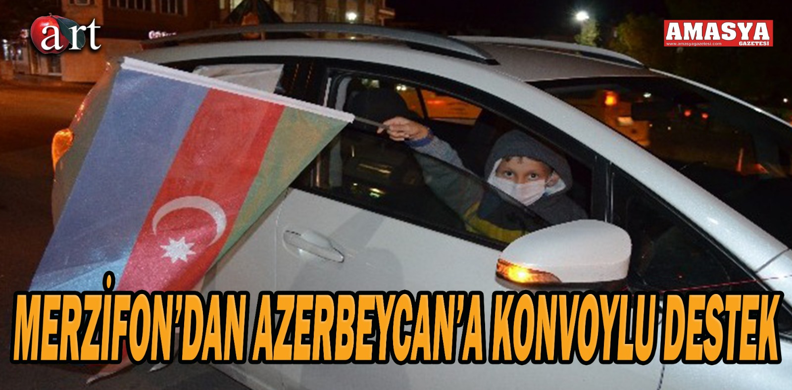 Merzifon’dan Azerbaycan’a konvoylu destek