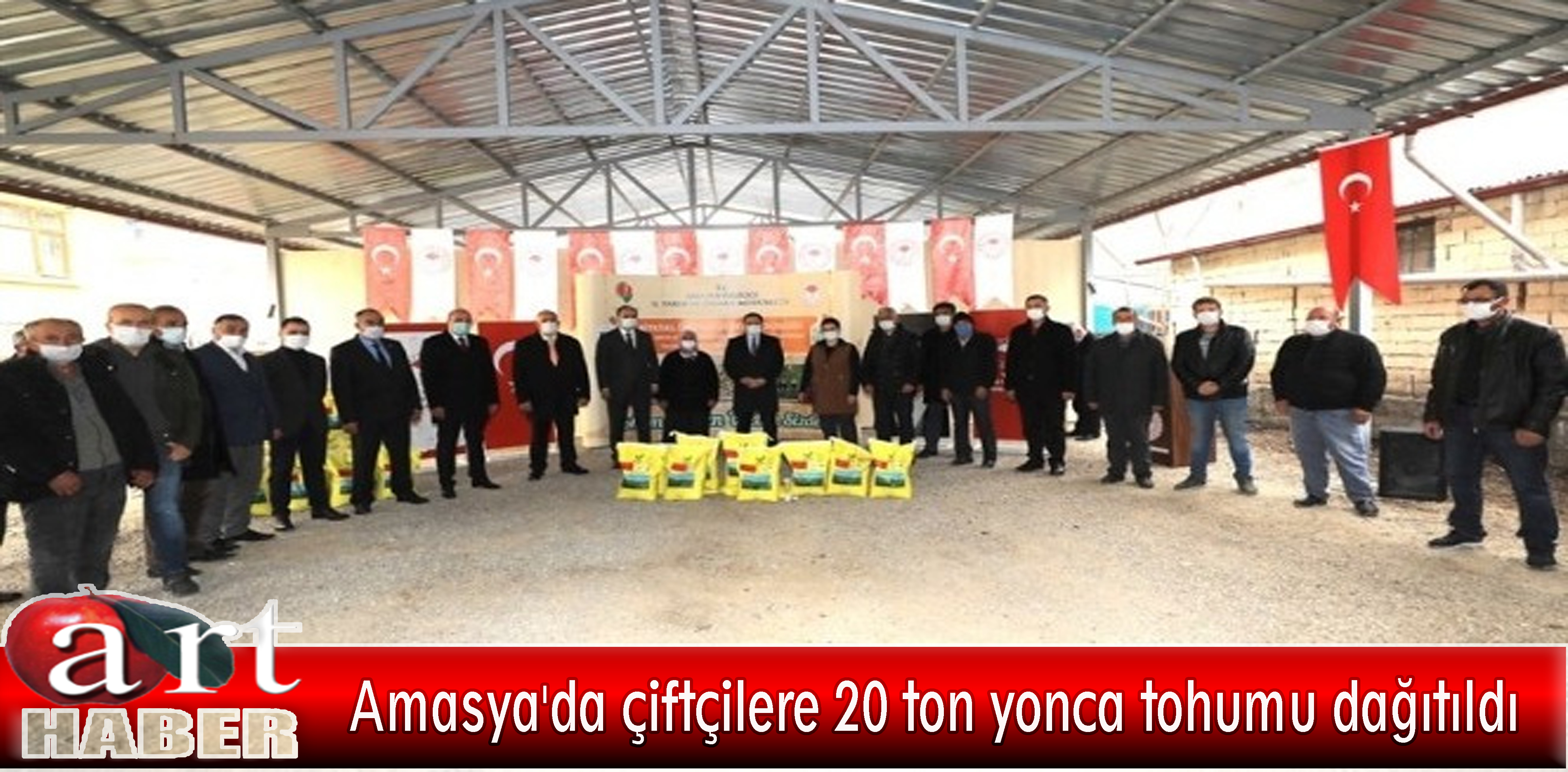 Amasya’da çiftçilere 20 ton yonca tohumu dağıtıldı