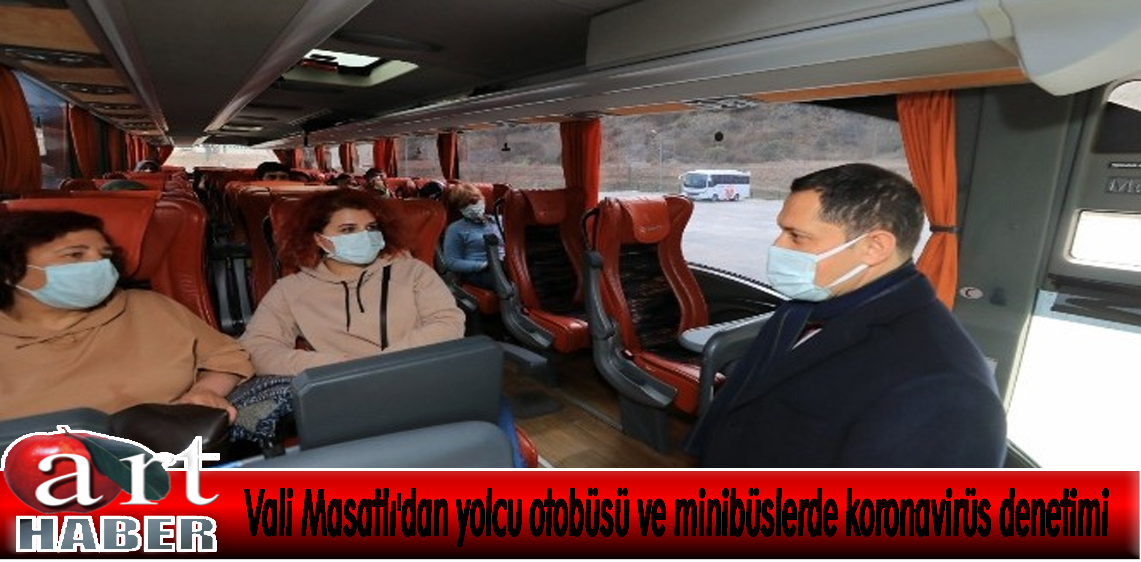 Vali Masatlı’dan yolcu otobüsü ve minibüslerde koronavirüs denetimi