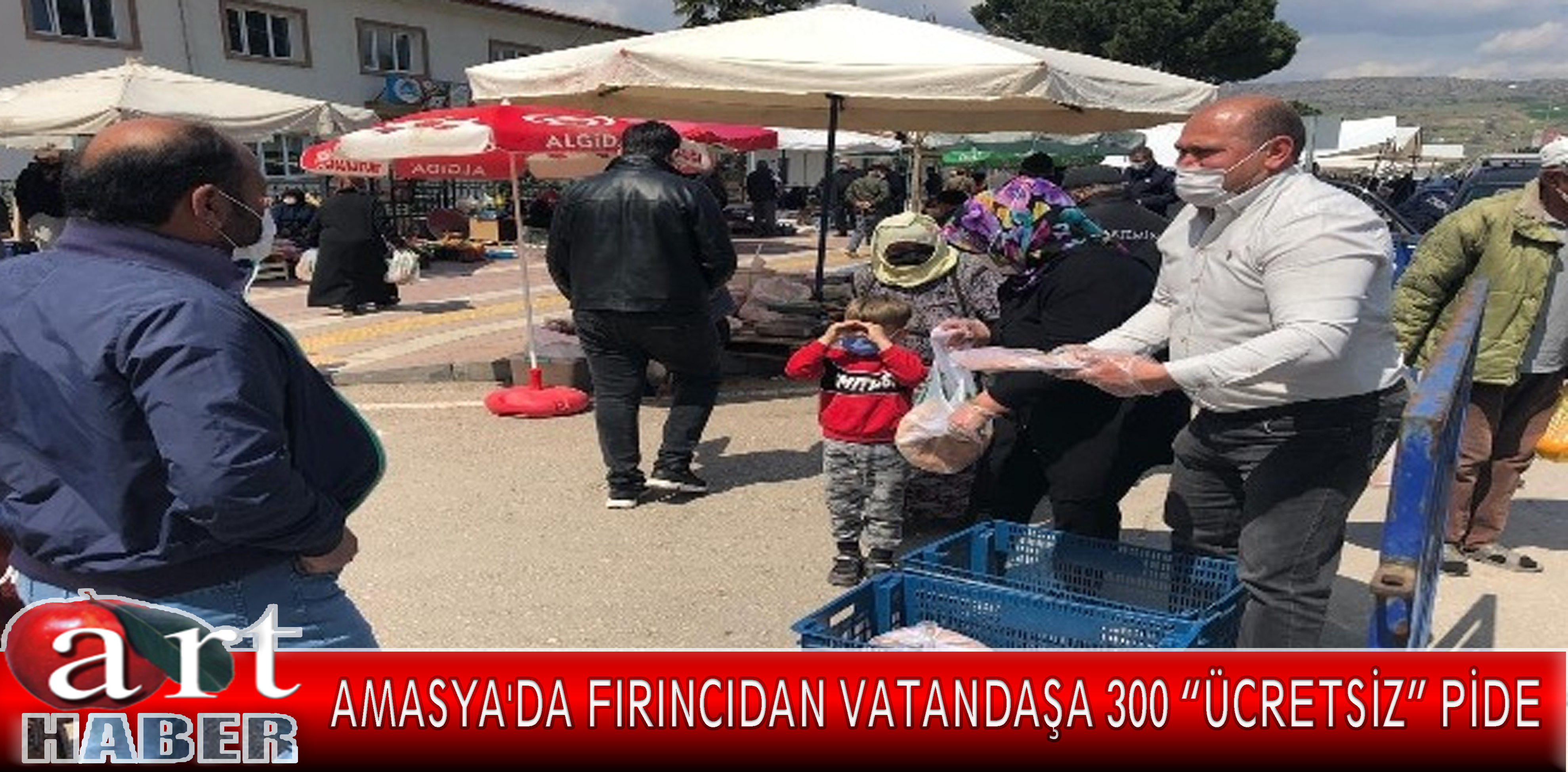 Amasya’da fırıncıdan vatandaşa 300 “ücretsiz” pide