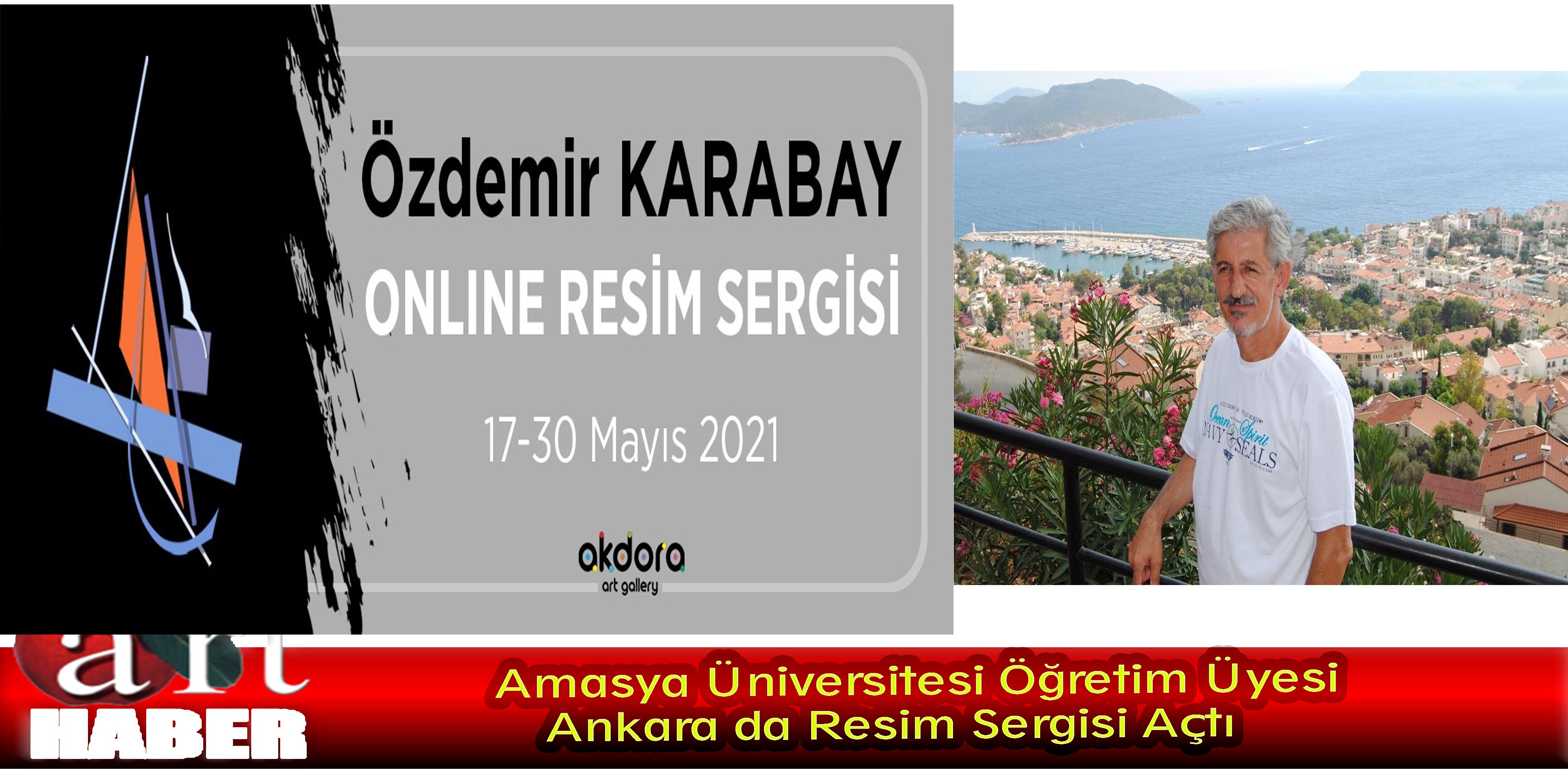 Amasya Üniversitesi Öğretim Üyesi Ankara da Resim Sergisi Açtı
