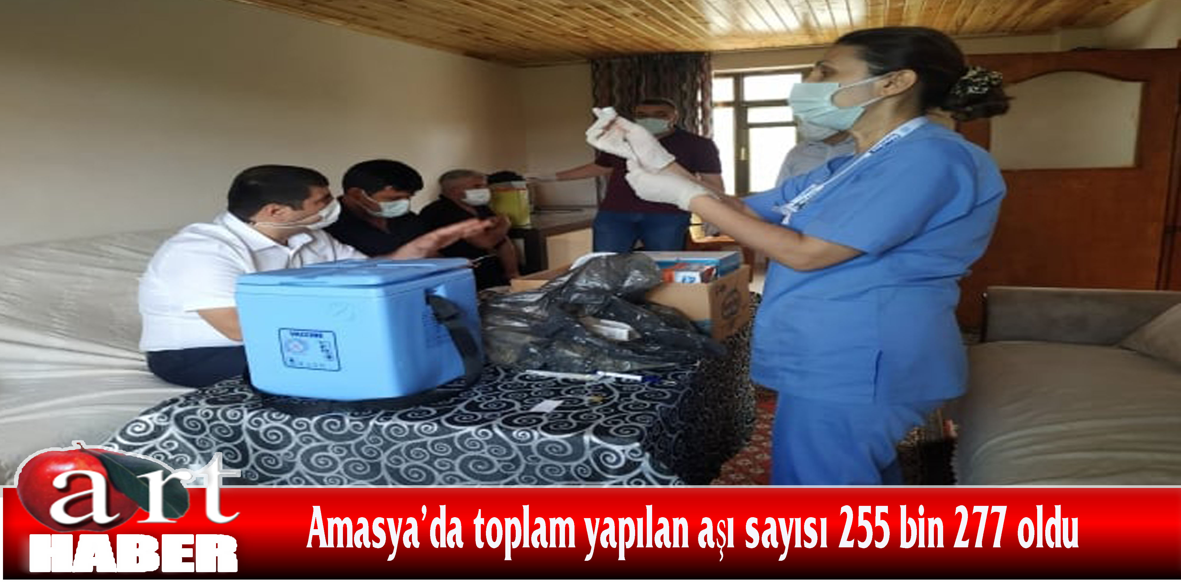 Amasya’da toplam yapılan aşı sayısı 255 bin 277 oldu