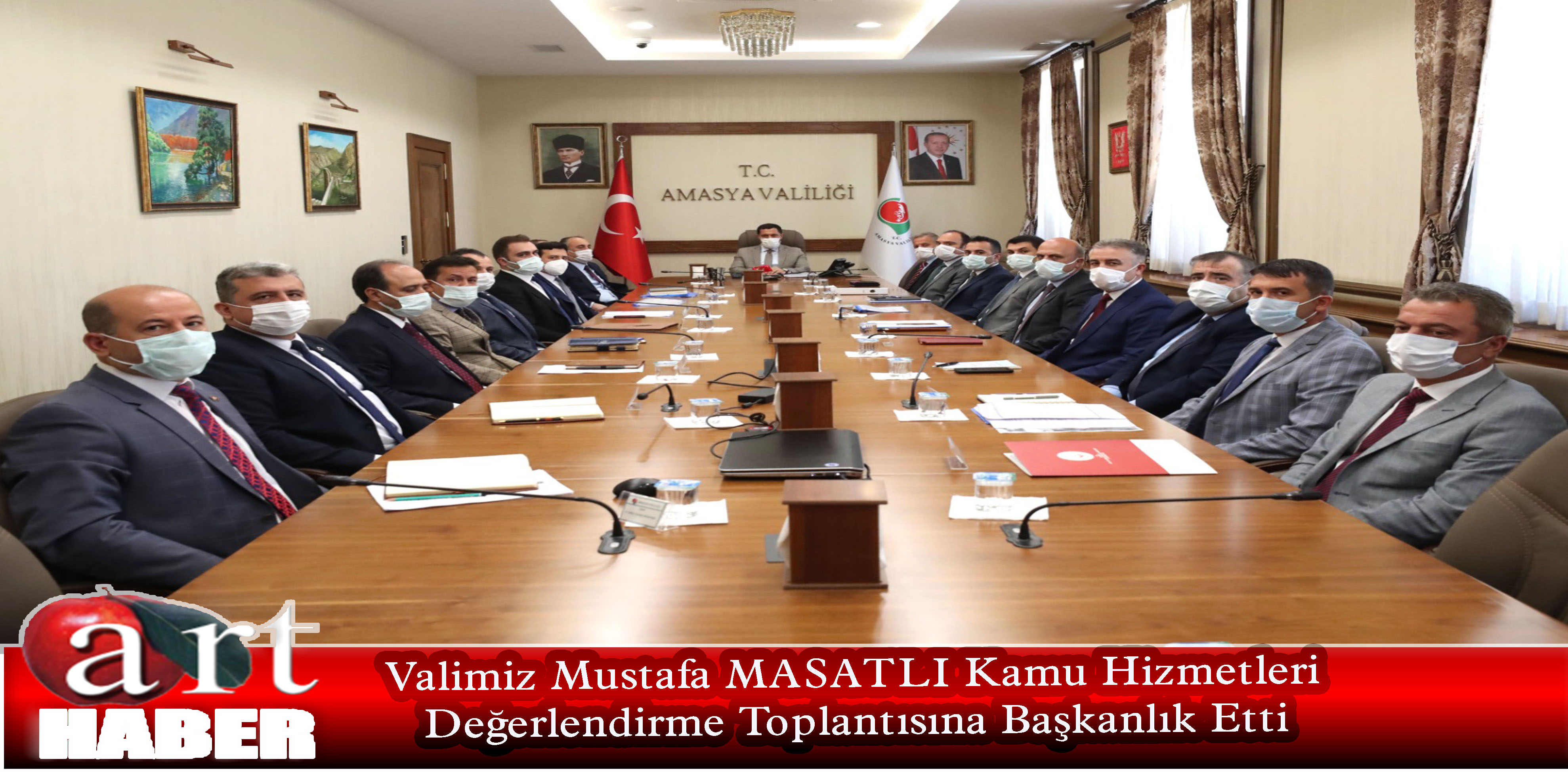 Valimiz Mustafa MASATLI Kamu Hizmetleri Değerlendirme Toplantısına Başkanlık Etti
