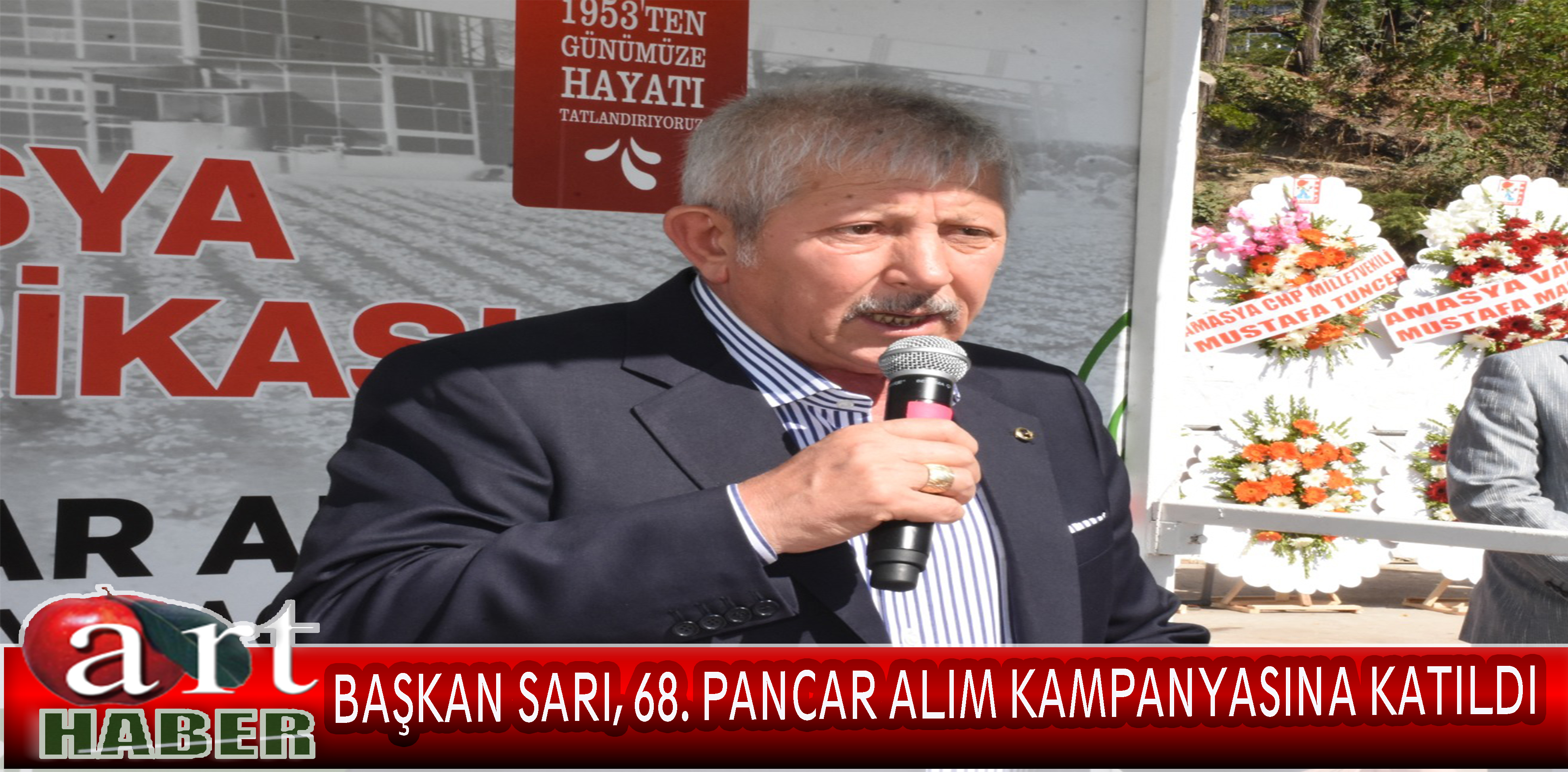 Amasya Belediye Başkanı Mehmet Sarı, Şeker Fabrikası‘nın 68’inci pancar alım kampanyası açılış törenine katıldı.
