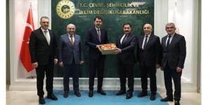 Vali Masatlı ve beraberindeki bürokratlar bakan kurumu ziyaret etti