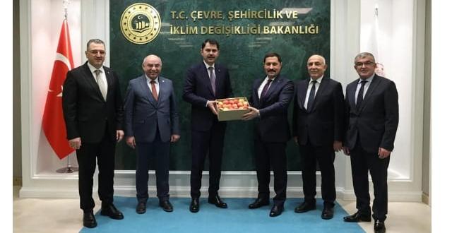 Vali Masatlı ve beraberindeki bürokratlar bakan kurumu ziyaret etti