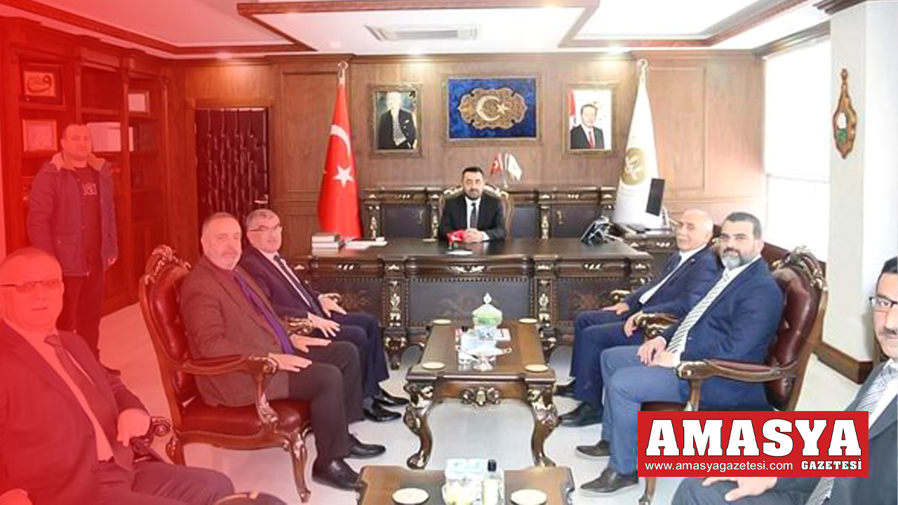 Amasya AK Parti İl Başkanı Toto’dan Amasya il müftüsü Ayvaz’a iade-i ziyaret