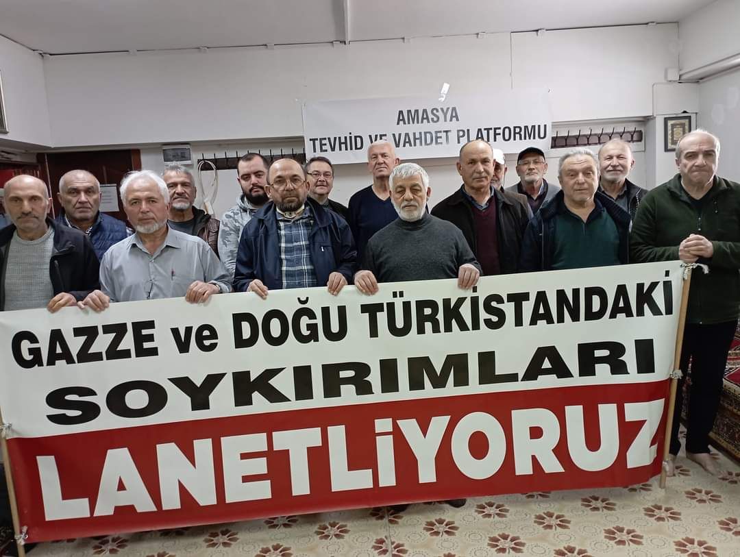 “Amasya’da Doğu Türkistan Zulmüne Karşı Sesler Yükseldi”