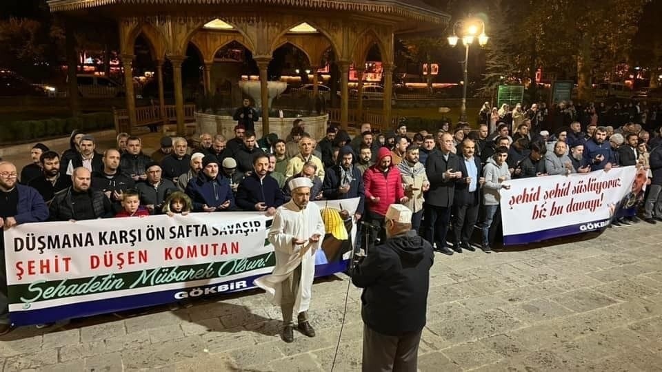 Amasya’da Yahya Sinvar İçin Gıyabi Cenaze Namazı Kılındı