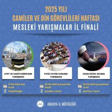 Amasya’da Din Görevlileri Arası Yarışmaların İl Finalleri Başlıyor
